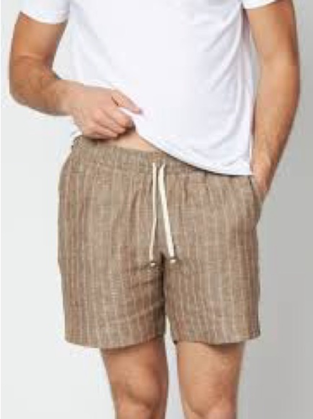 Eddie Bauer Men’s linen-blend shorts